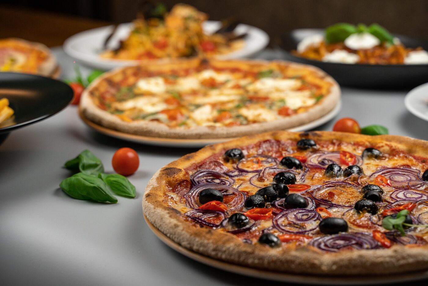 Pizza z pece v reštaurácii Peppe's